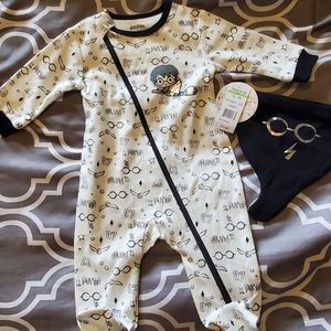 Harry potter zip up with matching hat